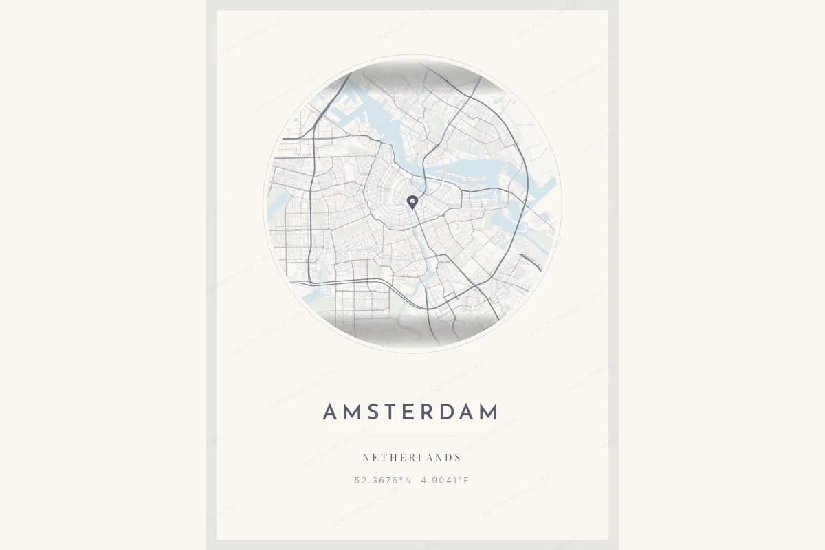 Poster de carte pastel pour une baby shower