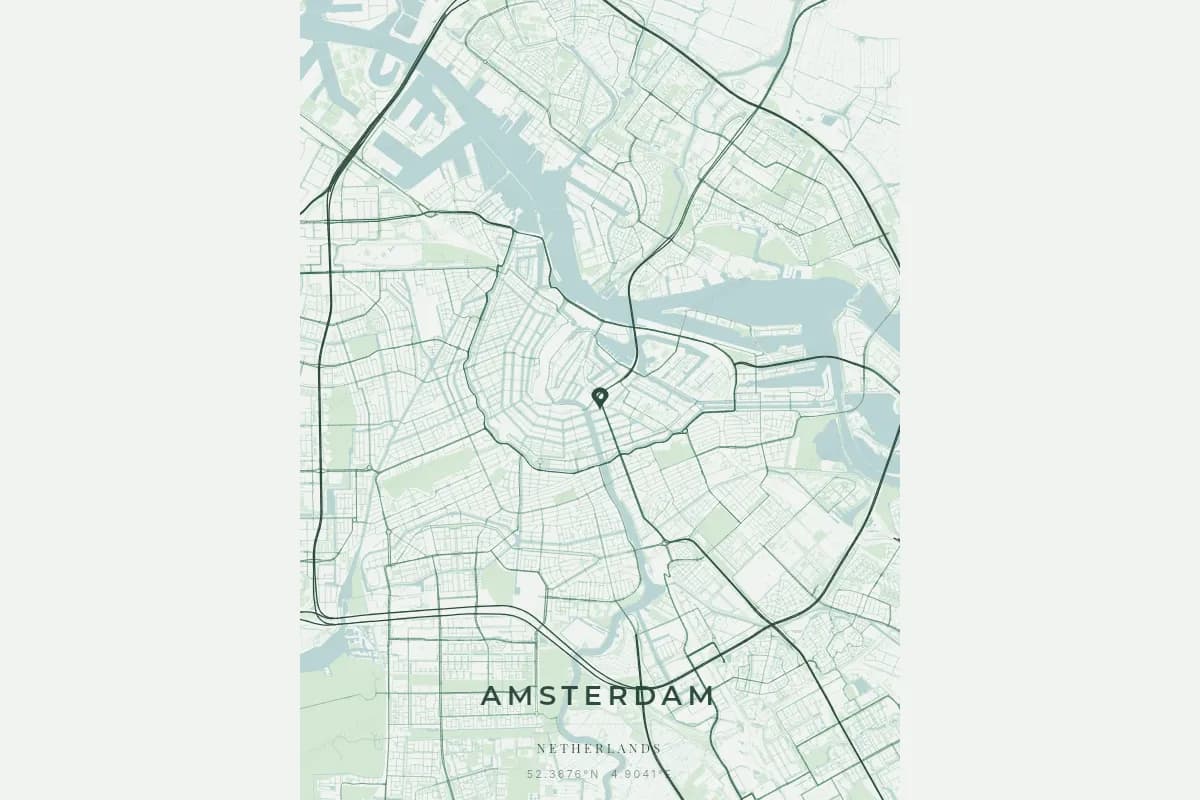 Poster de carte comme cadeau de crémaillère