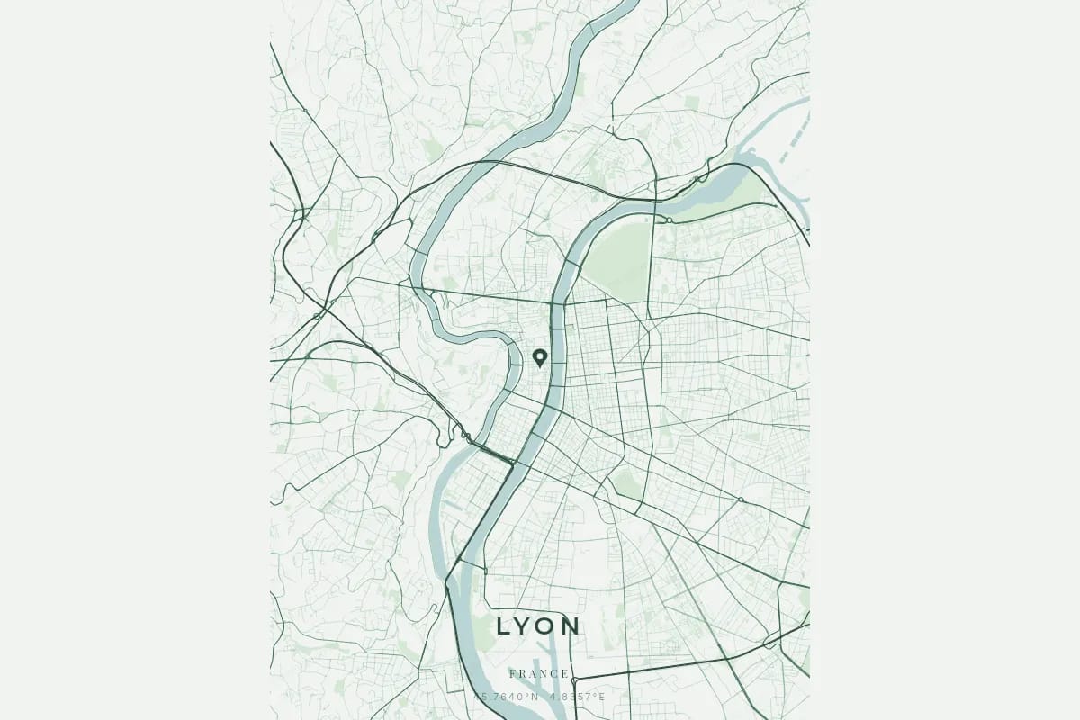Poster de carte fait maison avec une approche DIY
