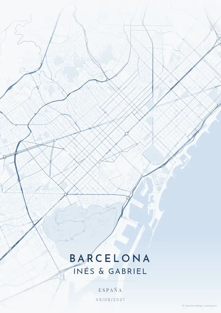 Um Poster Mapa para a Vossa Memória de Viagem