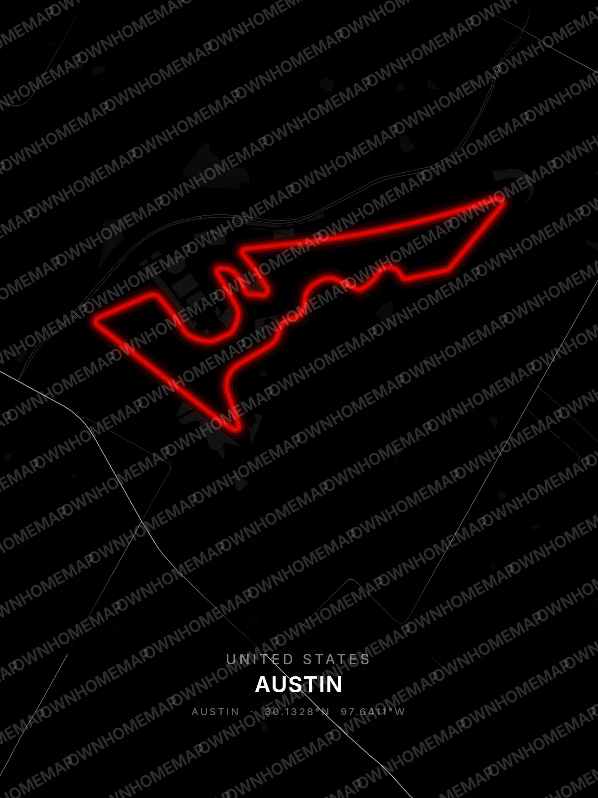 Austin circuit poster preview, United States