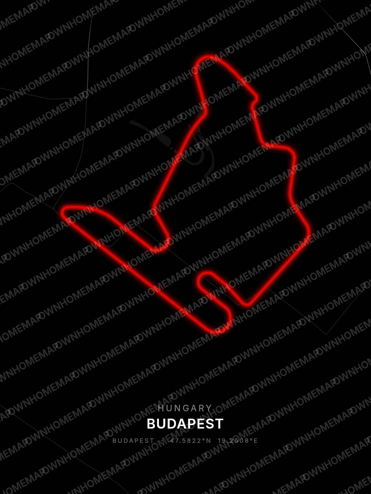 Budapest circuit poster preview, Hungary