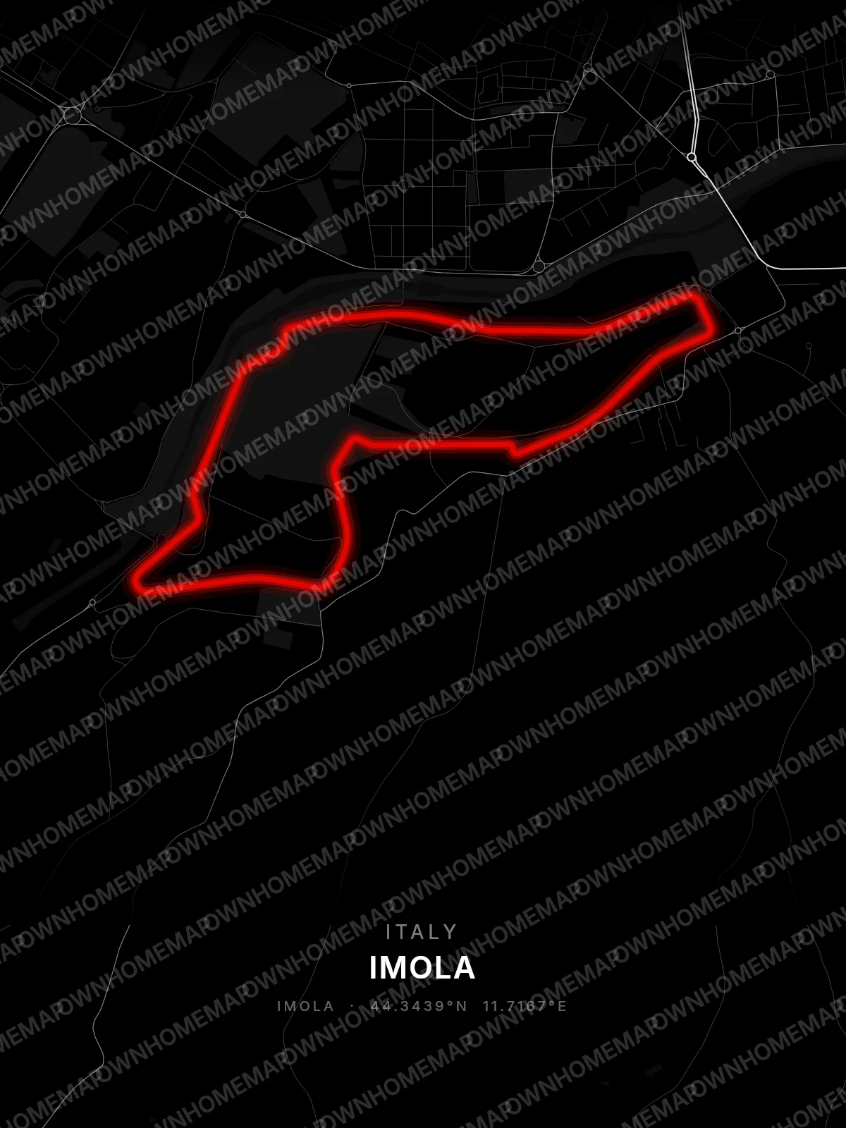 Imola circuit poster preview, Italy