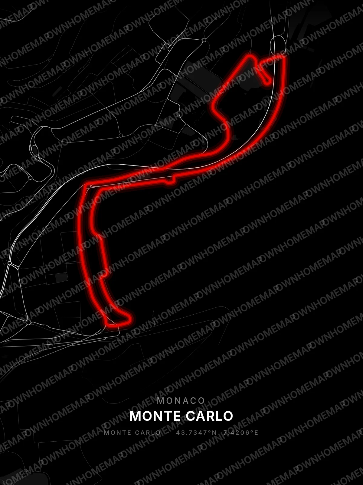 Monte Carlo circuit poster preview, Monaco
