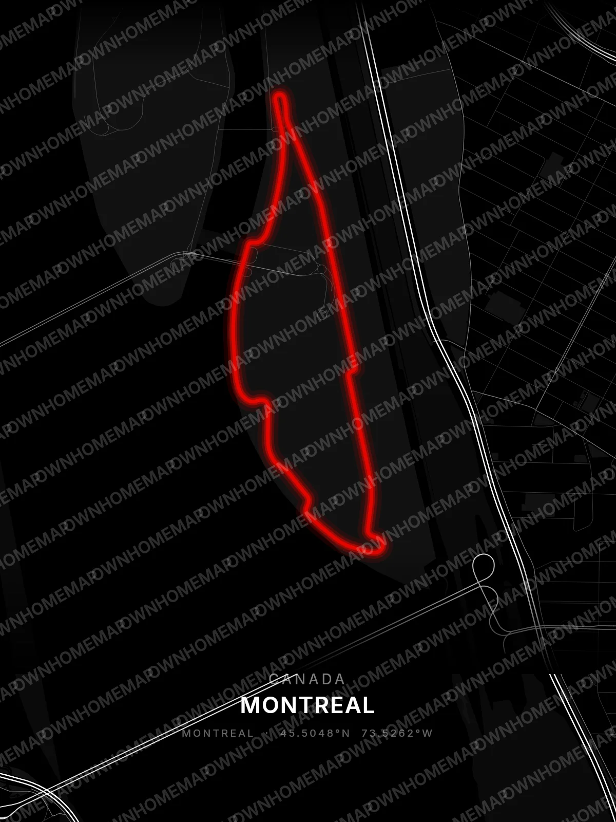 Montreal circuit poster preview, Canada