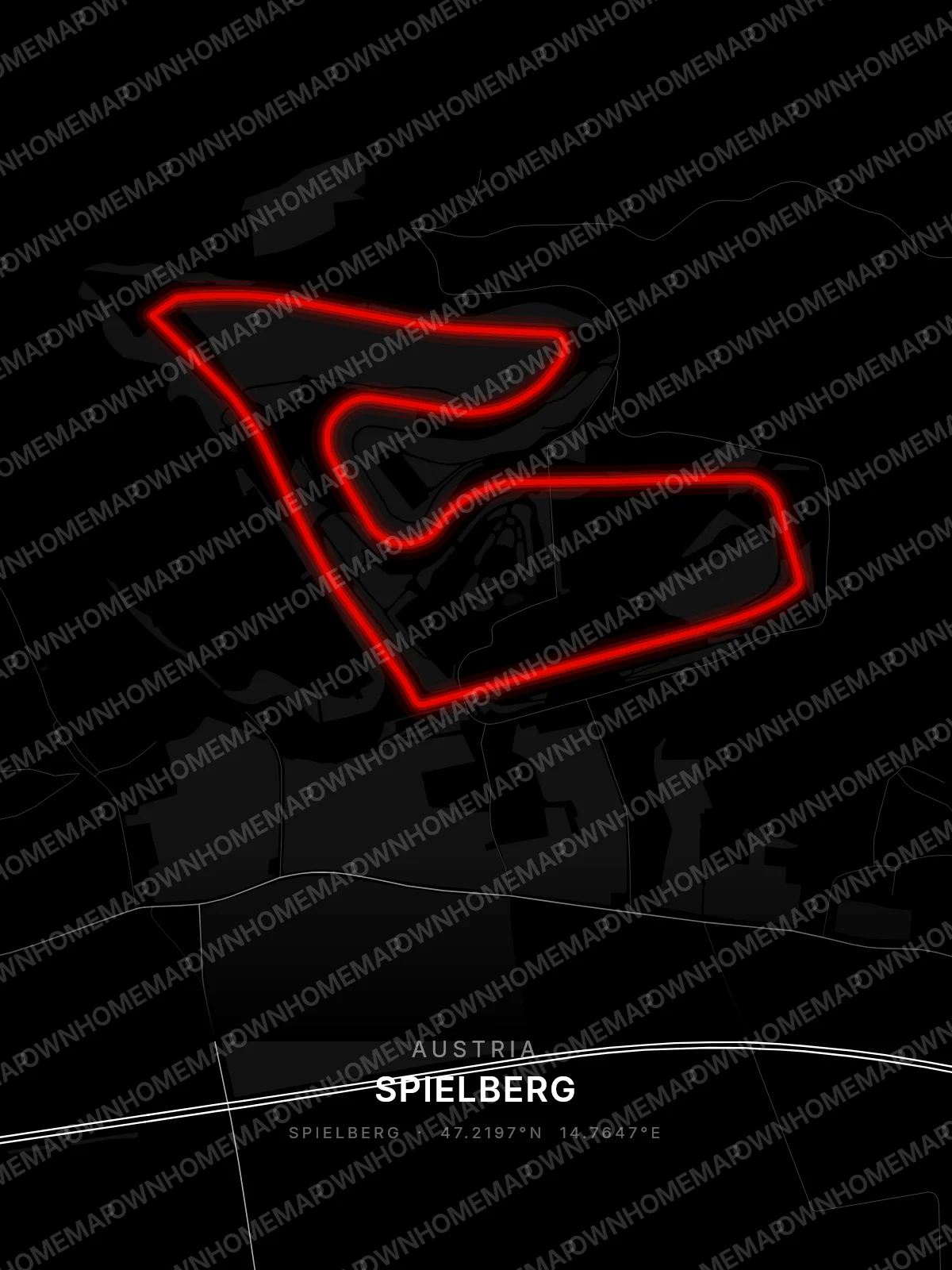 Spielberg circuit poster preview, Austria