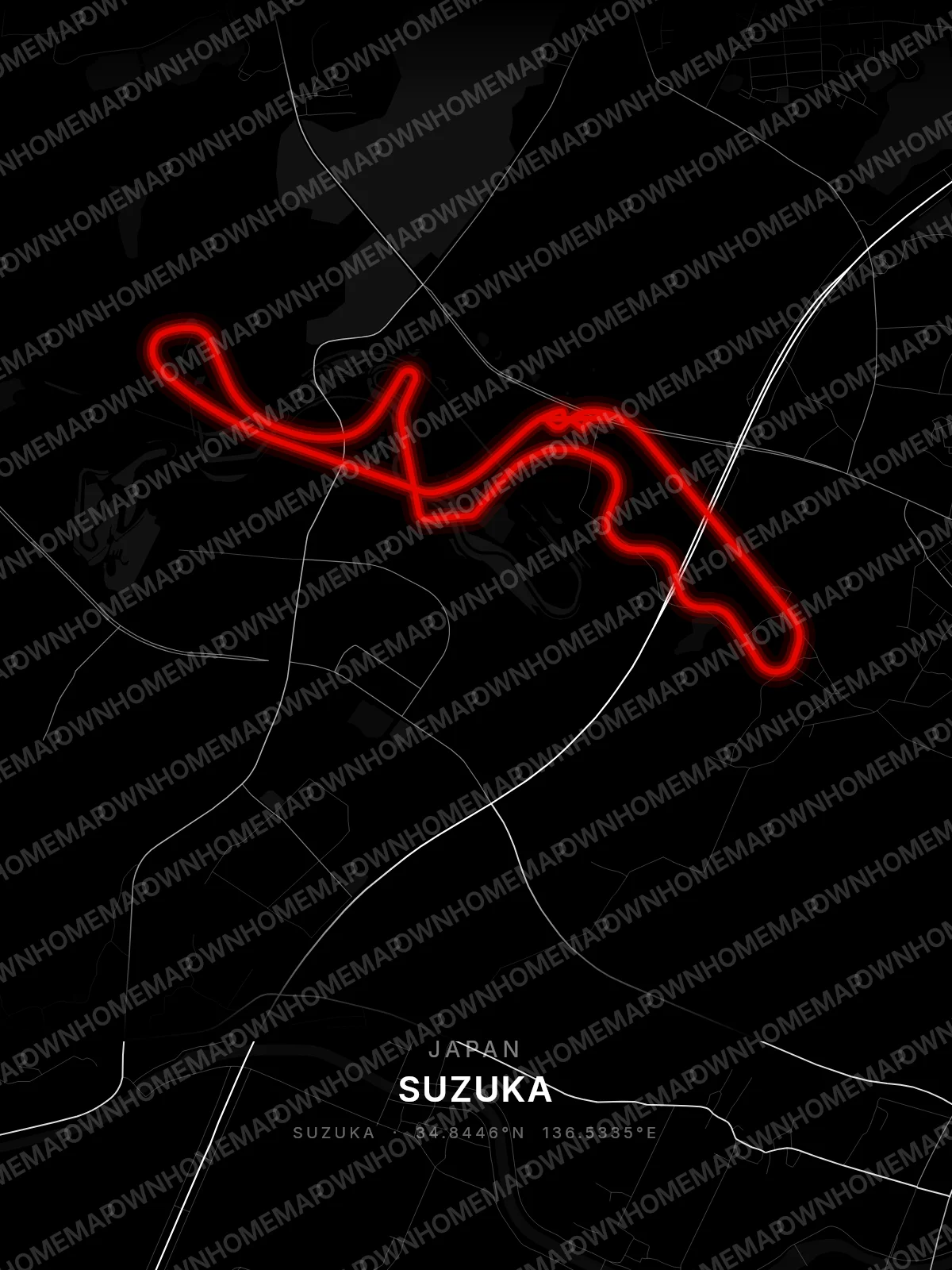 Suzuka circuit poster preview, Japan